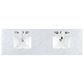 James Martin Vanities Breckenridge 72" Double Vanity in Whitewashed Oak with 3 cm Carrara White Marble Top, , large