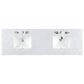 James Martin Vanities Breckenridge 72" Double Vanity in Whitewashed Oak with 3 cm Carrara White Marble Top, , large