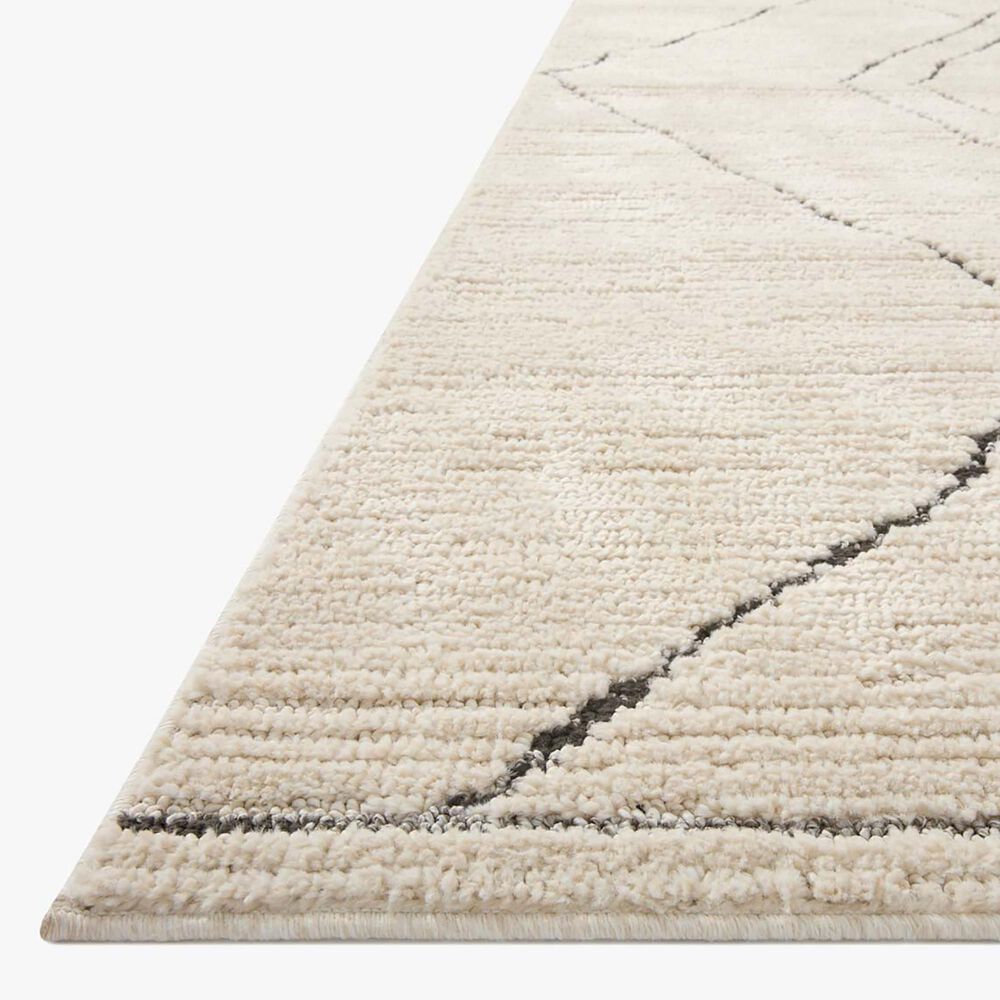 Loloi II Fabian 2&#39;7&quot; x 4&#39; Ivory and Charcoal Area Rug, , large