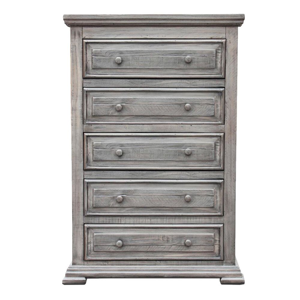 Urban Roads Alexandria 5 Drawer Chest in Brazilian Ash, , large