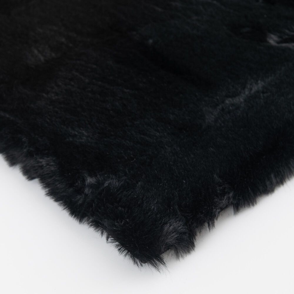 Central Oriental Ultimate Angora Black 7'6" x 9'6" Area Rug, , large