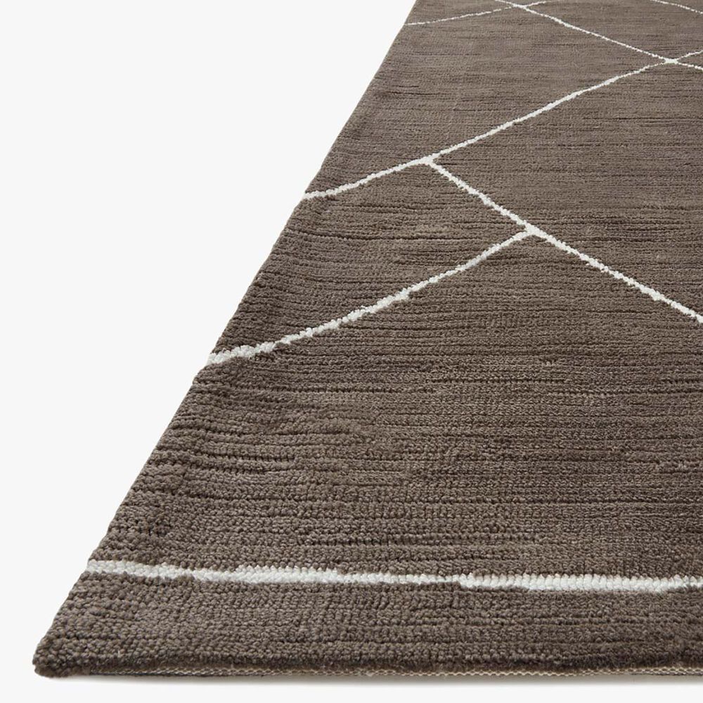Magnolia Home Logan 5&#39; x 7&#39;6&quot; Mocha and White Area Rug, , large