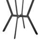 Blue River Naomi and Lorin 3-Piece Counter Height Dining Set in Matte Black, , large