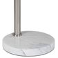 Renwil Aglow Floor Lamp in Plated Brushed Nickel and White, , large