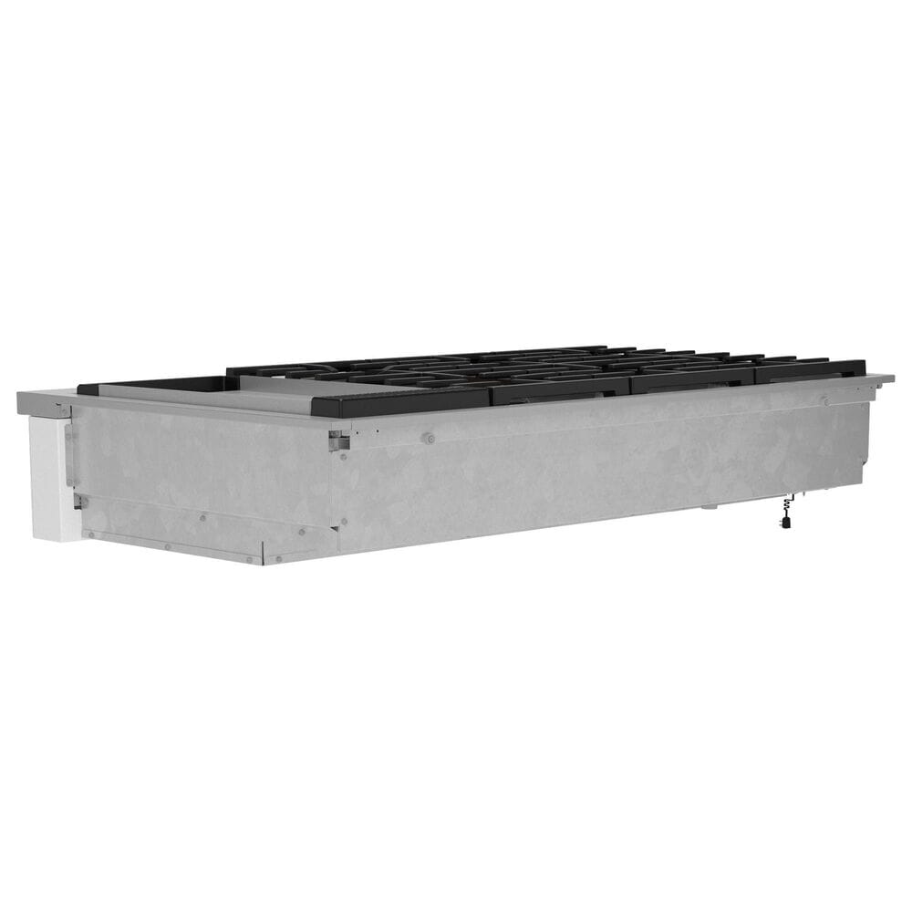 Cafe 48&quot; Natural Gas Rangetop with Integrated Griddle in Matte White and Brushed Bronze, , large