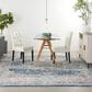 Nourison Quarry QUA11 10" x 14" Ivory and Blue Area Rug, , large