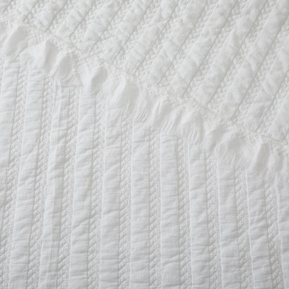 Levtex Wilhemina 3-Piece King/California King Quilt Set in White, , large