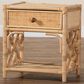 Baxton Studio Camara 1-Drawer Nightstand in Natural Brown, , large