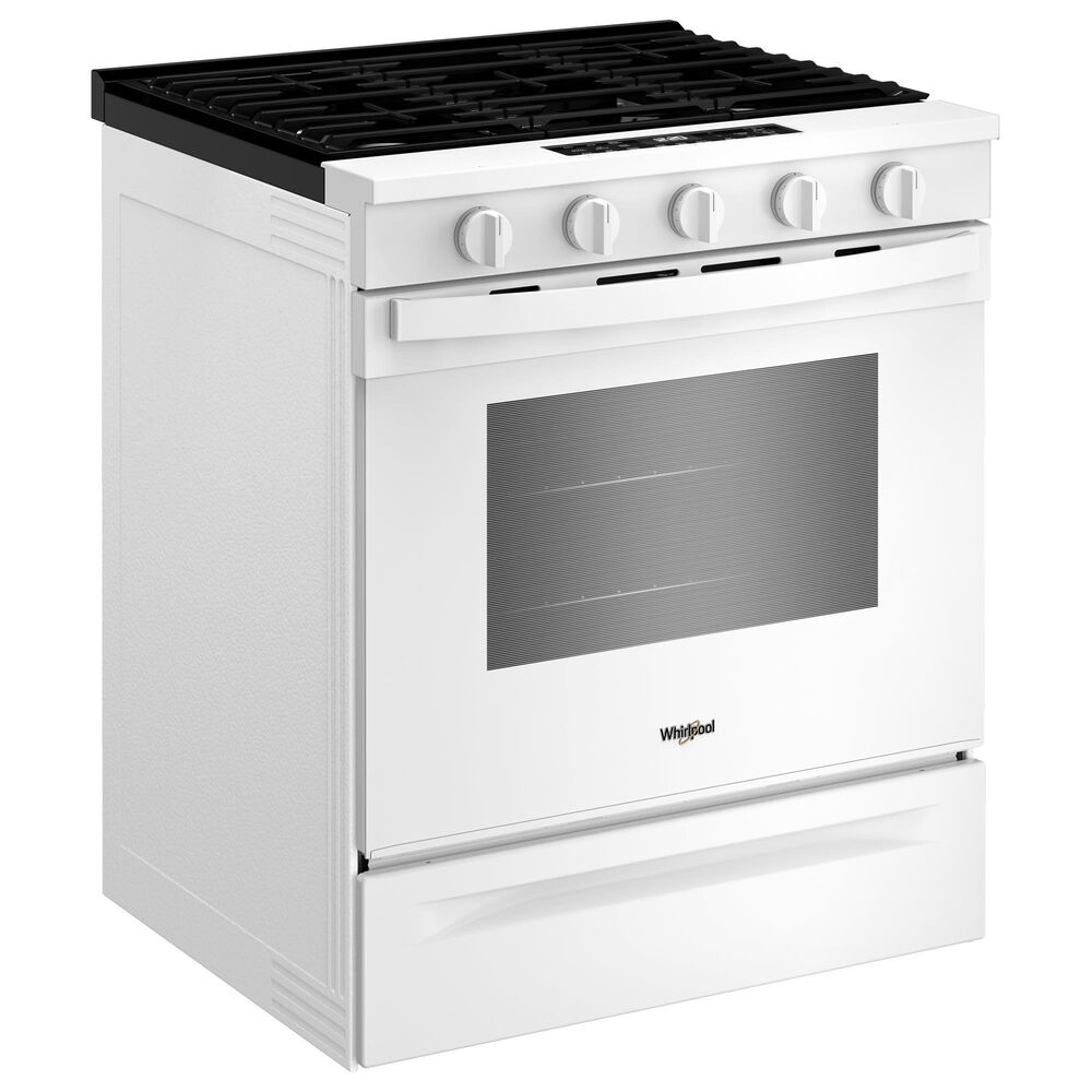 Whirlpool 30" Smart Gas Range with Air Cooking Technology in White, , large