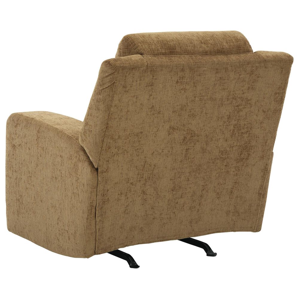 Ashley Kanlow Manual Rocker Recliner in Honey, , large