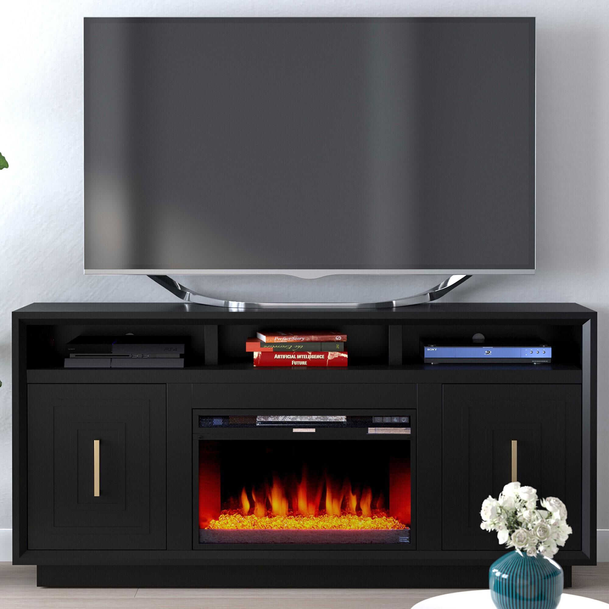 Fireplace tv stand nebraska furniture deals mart