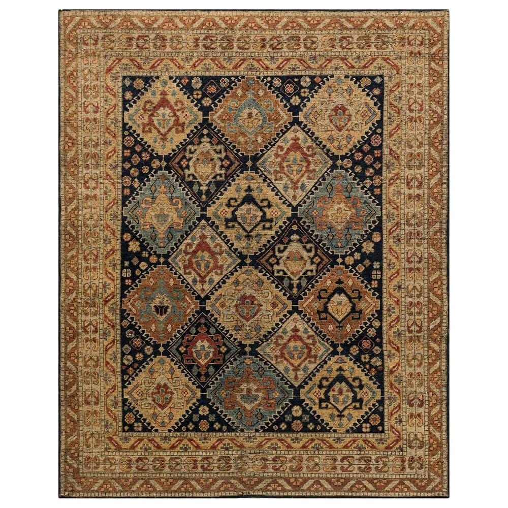 Loloi Heirloom 10" x 14" Navy/Multy Area Rug, , large