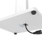 Kanto 28" Universal Bookshelf Speaker Floor Stand in Matte White (Set of 2), , large