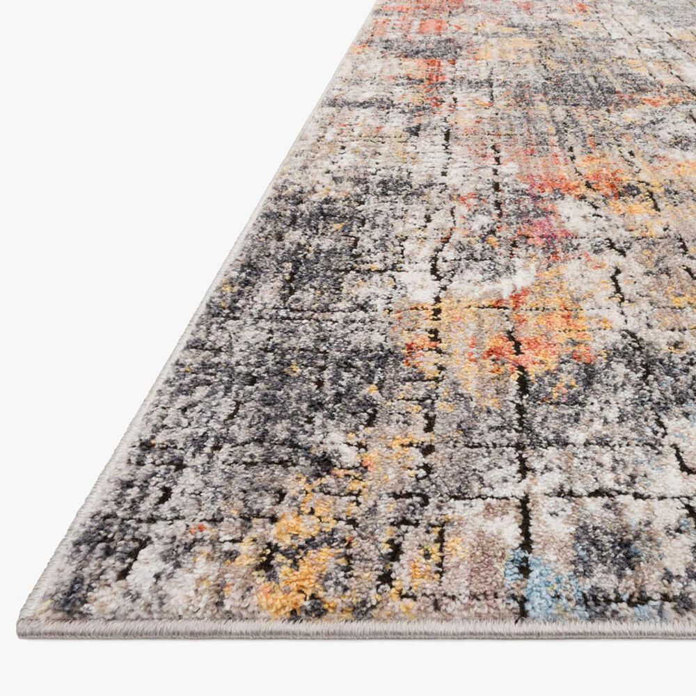 Loloi Medusa MED-07 9&#39;3&quot; x 13&#39;3&quot; Graphite and Sunset Area Rug, , large