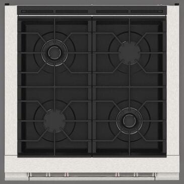 Fulgor Milano Accento 4.4 Cu. Ft. 30" Professional Dual Fuel Range in Stainless Steel, , large