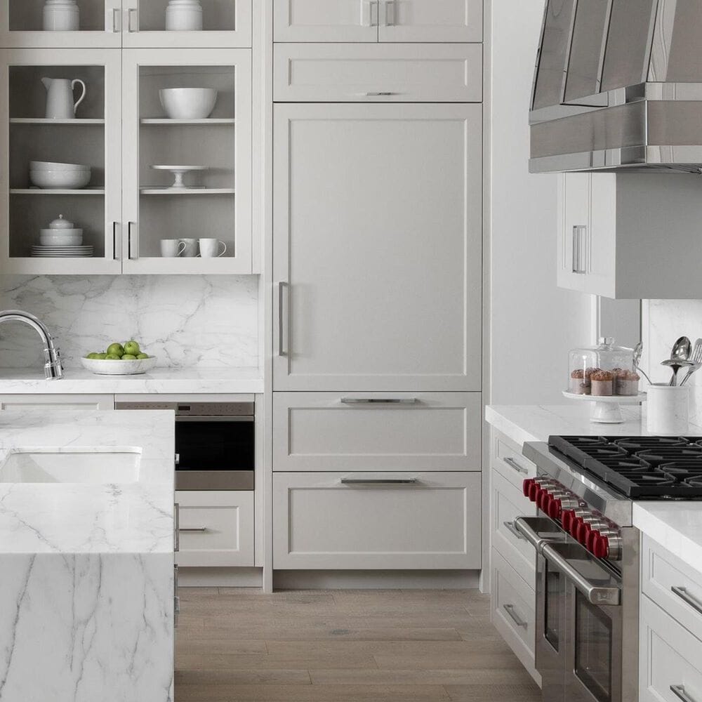 Sub Zero Designer 19.6 Cu. Ft. Over and Under Refrigerator with Right Hinge in Panel Ready, , large