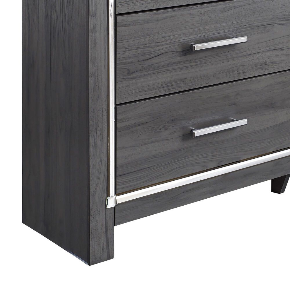 Ashley Lodanna 4-Piece King Bedroom Set in Gray, , large