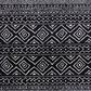 Safavieh Tulum Traditional 6"7" Round Black and Ivory Area Rug, , large