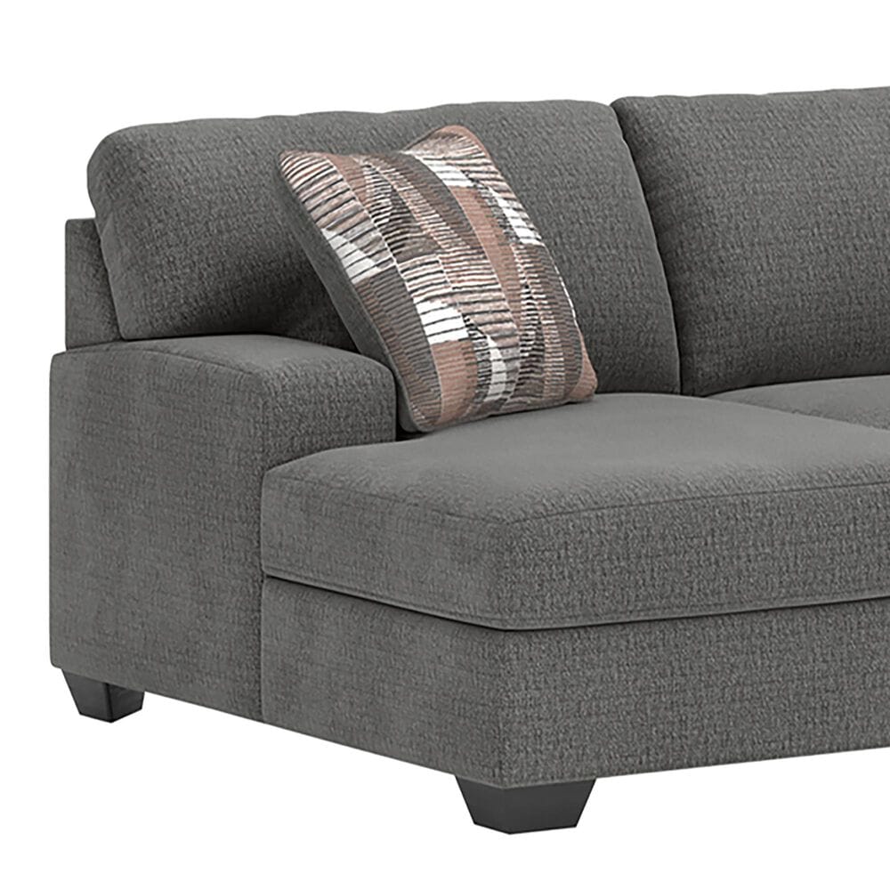 ASHLEY Seyler Lane 3-Piece Left Facing Sectional with Right-Arm Chaise in Greystone, , large