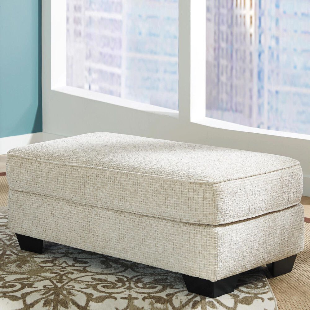Ashley Monaghan Ottoman in Sandstone, , large