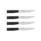 KitchenAid Gourmet 4-Piece Steak Knife Set in Stainless Steel and Black, , large