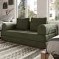Furniture of America Ellis Stationary Modular Customizable Space-Saving Sofa in Green, , large