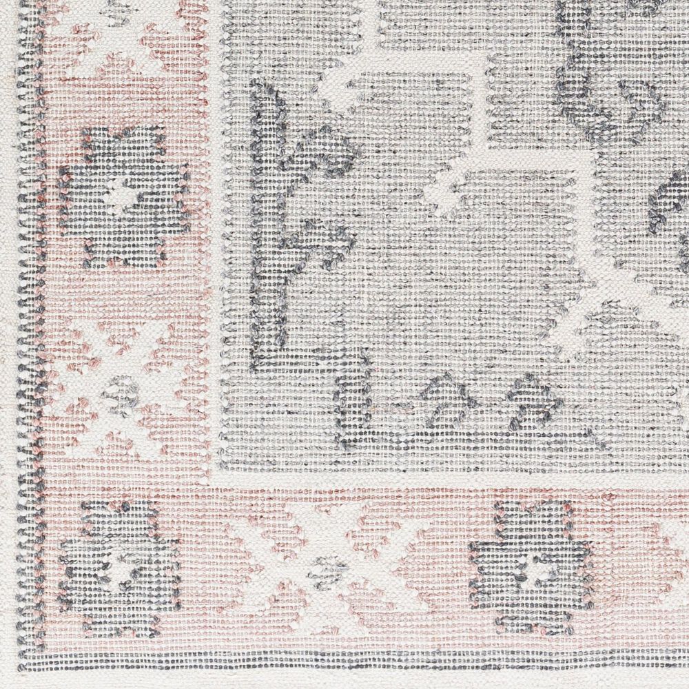 Surya Bursa 8&#39; x 10&#39; Light Gray, Dusty Pink, Charcoal and Cream Area Rug, , large
