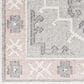 Surya Bursa 8" x 10" Light Gray, Dusty Pink, Charcoal and Cream Area Rug, , large