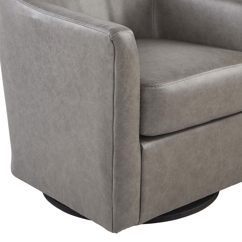 Ashley Bradney Swivel Accent Chair in Fossil, , large