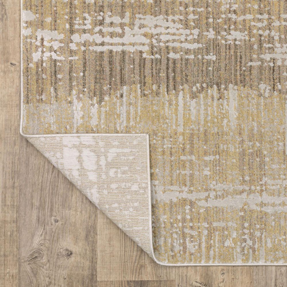 Oriental Weavers Mallory Gold and Brown 9&#39;10&quot; x 12&#39;10&quot; Area Rug, , large