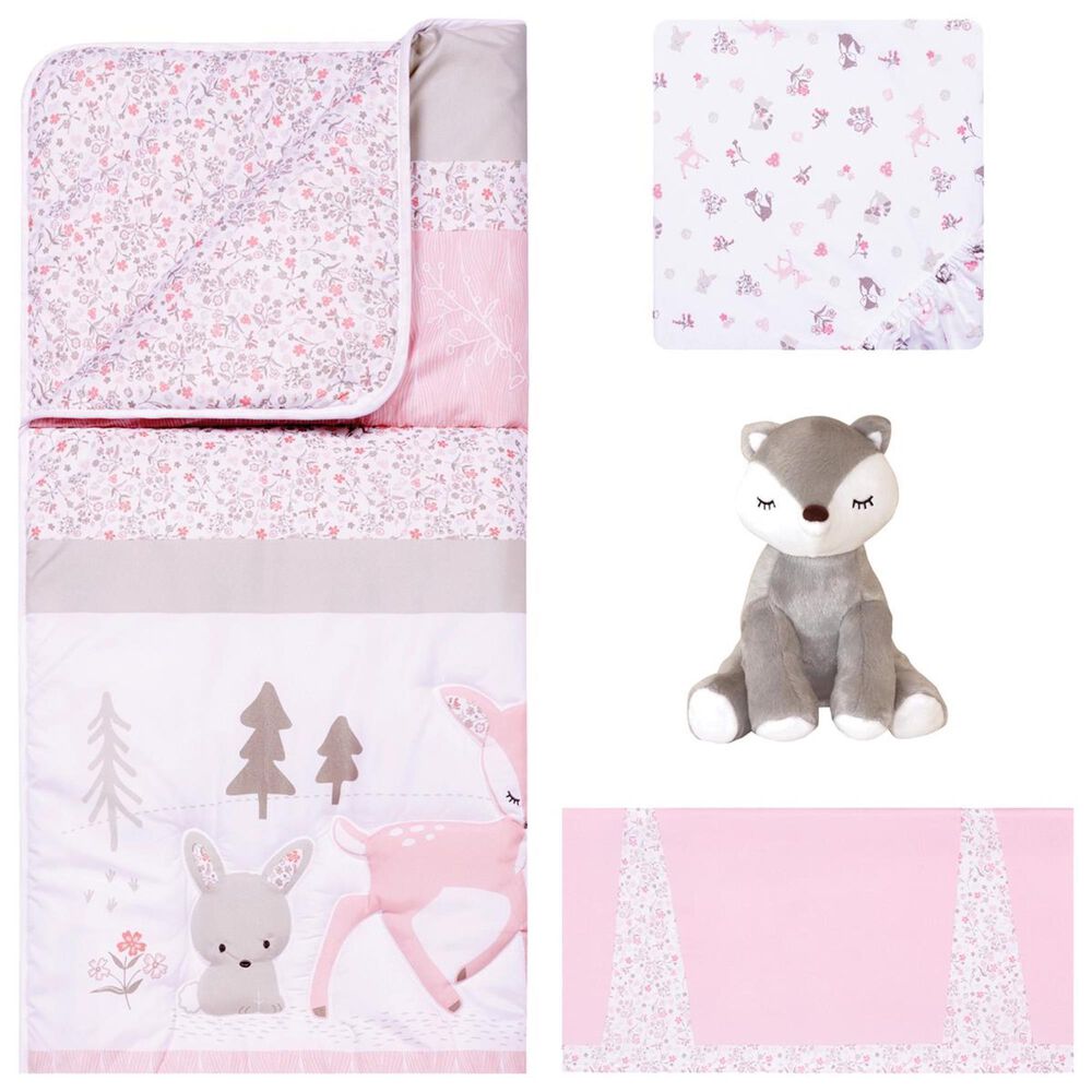 Trend Labs Sammy and Lou Sweet Forest Friends 4Piece Crib Bedding Set