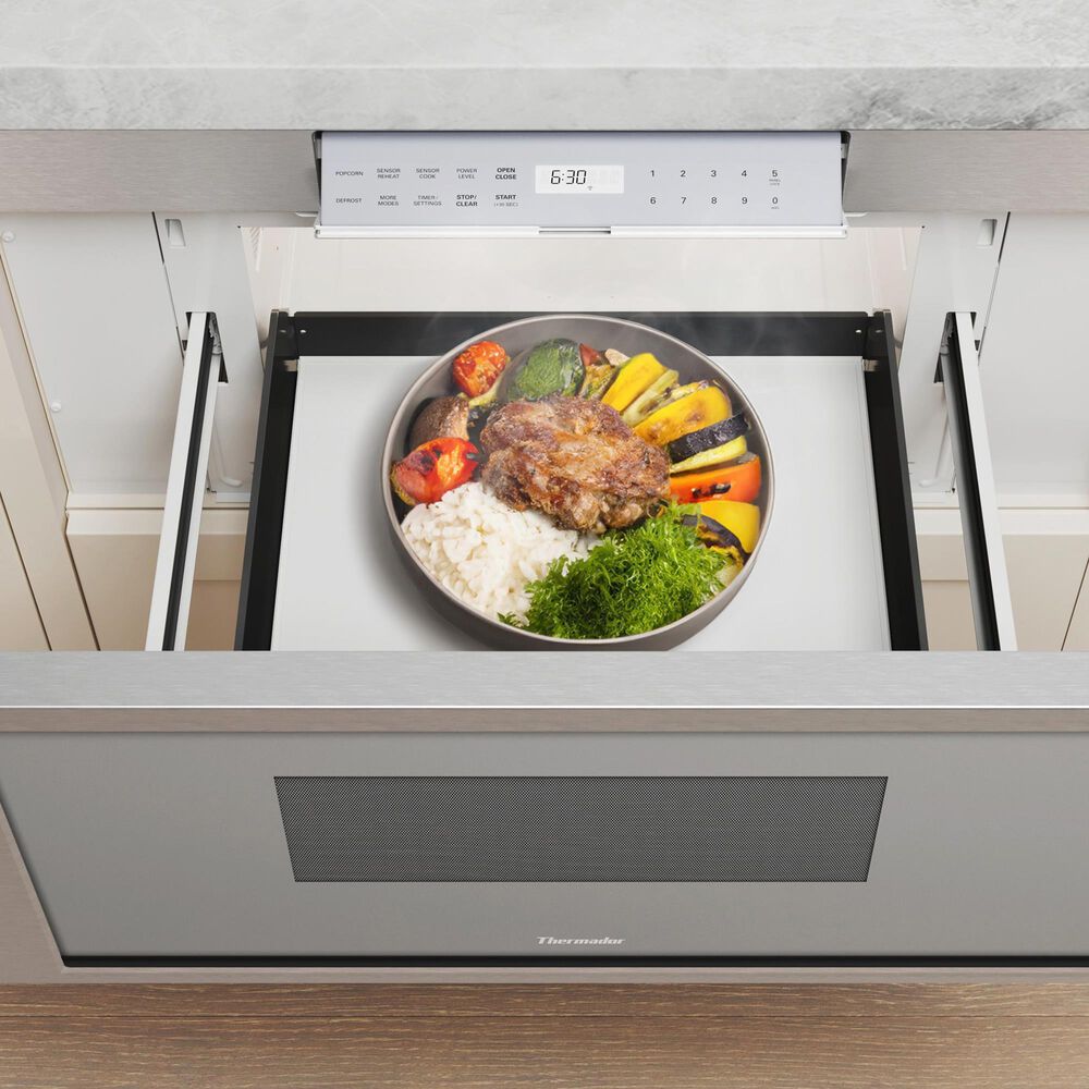 Thermador Masterpiece and Professional 30&#39;&#39; Drawer Microwave in Stainless Steel, , large