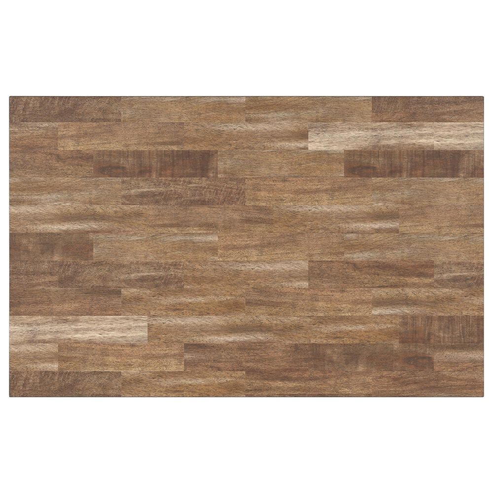 Ashley Wildenauer Counter Height Dining Table in Brown and Satin Black - Table Only, , large