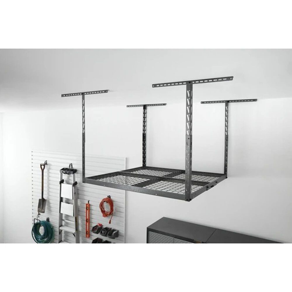 Gladiator 4&#39; x 4&#39; Overhead GearLoft Storage Rack in Hammered Granite, , large