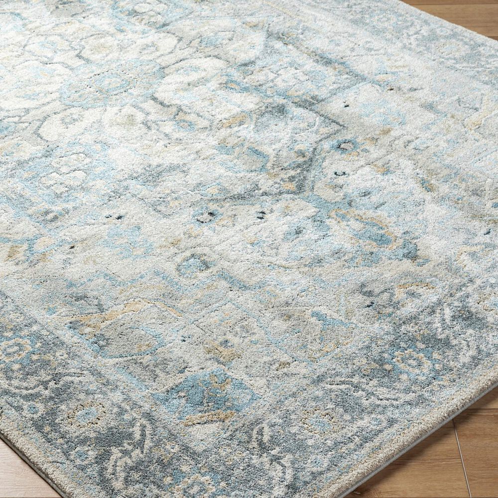 Surya Avellino 10&#39; x 14&#39; Light Beige, Gray, Pale Blue, Deep Teal, Denim, Tan and Light Olive Area Rug, , large