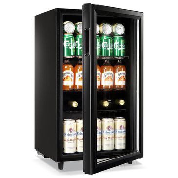 HOMLUX 3.2 Cu. Ft. Beverage Center in Black, , large