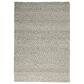 Nourison Riverstone Grey and Ivory 5"3" x 7"5" Area Rug, , large