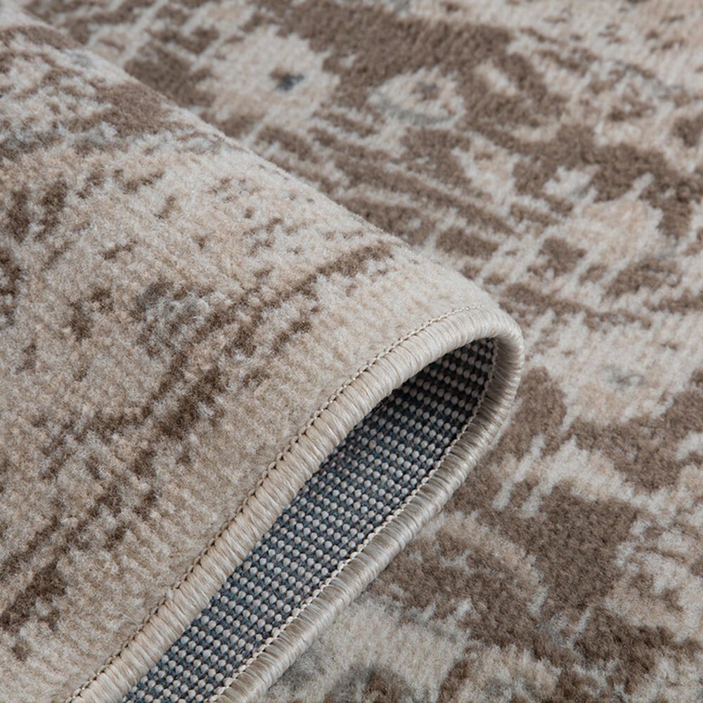 Amer Rugs Alpine 6&#39;7&quot; x 9&#39; Light Cream Area Rug, , large