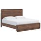 Ashley Fortlorn 4-Piece King Bedroom Set in Walnut Brown LED Light, , large