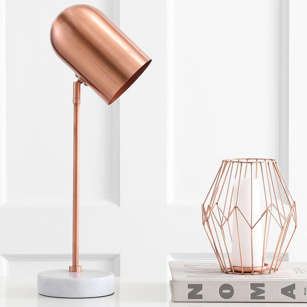 Safavieh Charlson Table Lamp in Copper/White, , large