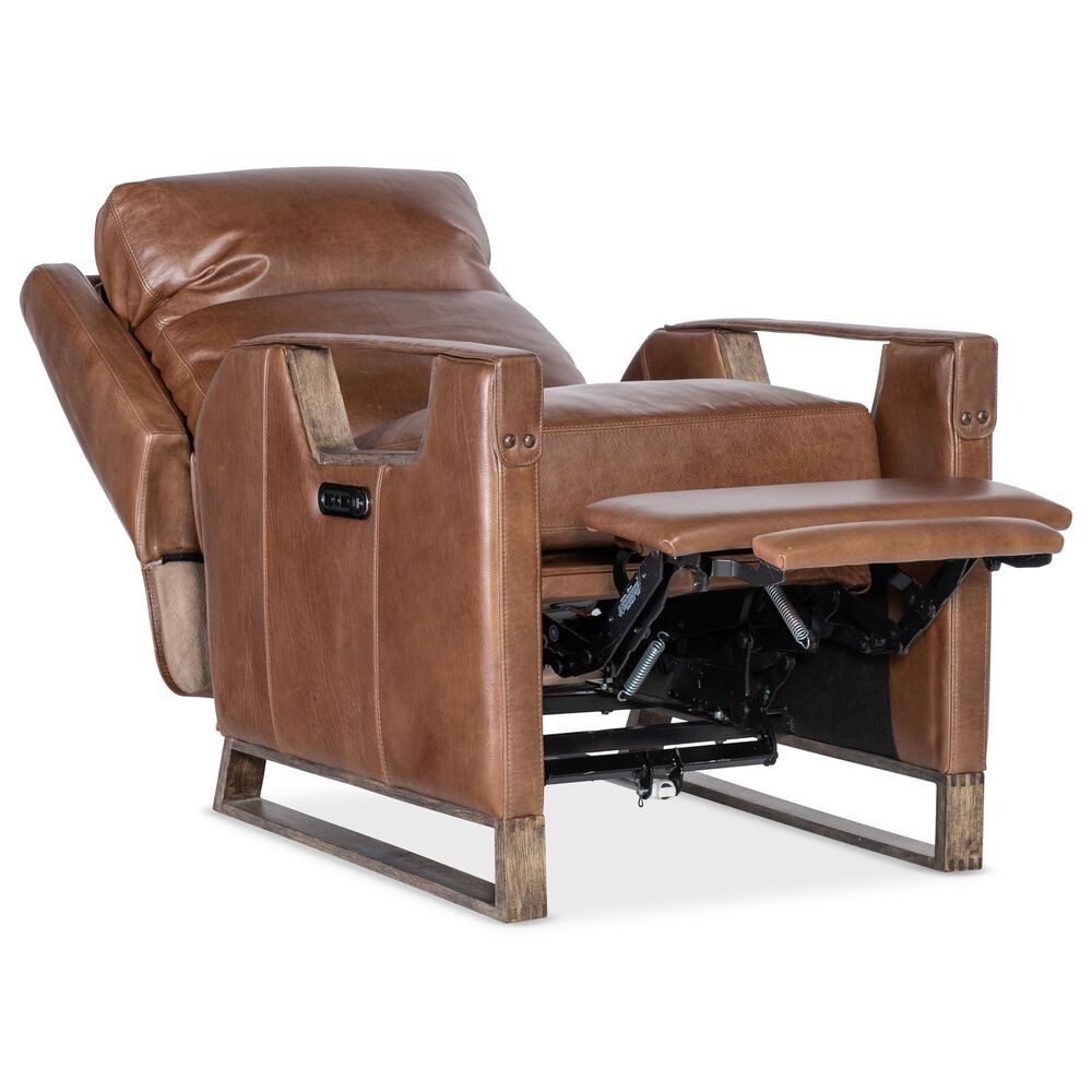 Hooker Furniture Relic Power Recliner with Power Headrest in Taupe, , large