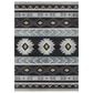 Dalyn Rug Company Phoenix PH3 10" x 14" Black Indoor/Outdoor Area Rug, , large