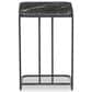 Four Hands Adalley End Table in Polished Black and Matte Black, , large