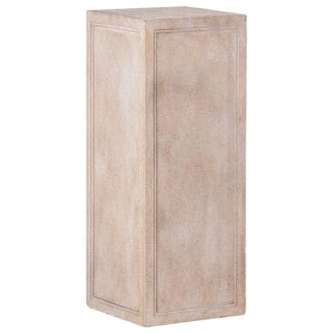 Alfresco Home 12.25" Contadina Pedestal Plant Stand in Tallow, , large