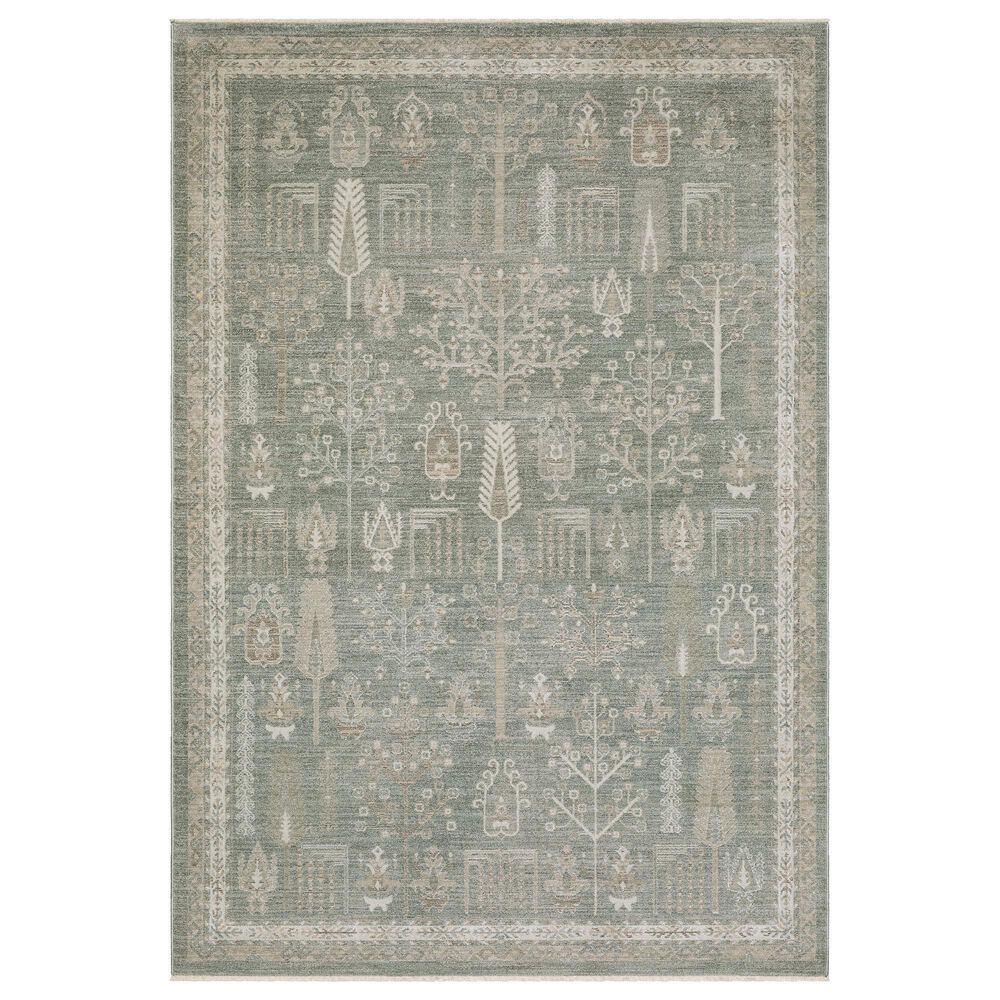 Oriental Weavers Keaton Green and Beige 2"3" x 7"6" Runner, , large