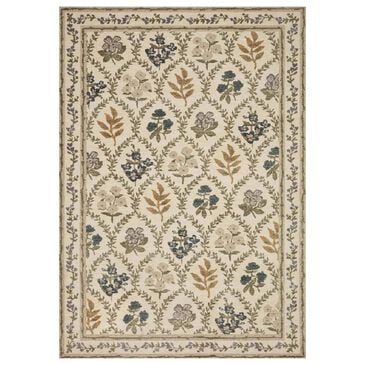 Rifle Paper Co. x Loloi Fiore FIO-04 6"3" x 9" Ivory Area Rug, , large