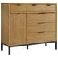 Hawthorne Furniture Newport 5-Piece King Panel Bedroom Set in Natural Oak, , large