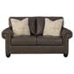 Ashley Roxmere Stationary Loveseat in Umber, , large