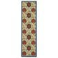 Nourison Aloha ALH19 2"3" x 8" Blue and Multicolor Indoor/Outdoor Runner, , large