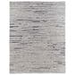 Feizy Broadfield 5"6" x 8"6" Ivory and Charcoal Area Rug, , large